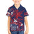 Samoa Manuia le Aso Tuto'atasi Family Matching Tank Maxi Dress and Hawaiian Shirt Siapo Mamanu Mix Tatau Marlin - Flag Color