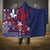 Samoa Manuia le Aso Tuto'atasi Hooded Blanket Siapo Mamanu Mix Tatau Marlin - Flag Color