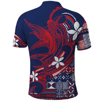 Samoa Manuia le Aso Tuto'atasi Polo Shirt Siapo Mamanu Mix Tatau Marlin - Flag Color