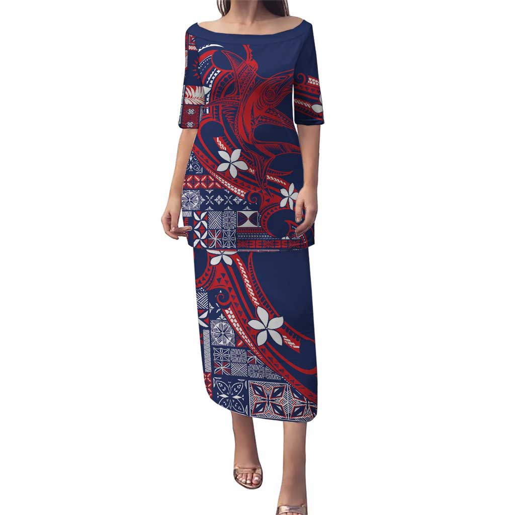 Samoa Manuia le Aso Tuto'atasi Puletasi Siapo Mamanu Mix Tatau Marlin - Flag Color