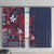 Samoa Manuia le Aso Tuto'atasi Window Curtain Siapo Mamanu Mix Tatau Marlin - Flag Color
