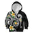 Kanaka Maoli Hawaii Plumeria Kid Hoodie Dancing Tentacles Black Style