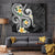 Kanaka Maoli Hawaii Plumeria Tapestry Dancing Tentacles Black Style