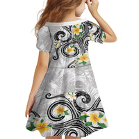 Kanaka Maoli Hawaii Plumeria Family Matching Tank Maxi Dress and Hawaiian Shirt Dancing Tentacles White Style
