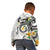 Kanaka Maoli Hawaii Plumeria Kid Hoodie Dancing Tentacles White Style