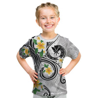 Kanaka Maoli Hawaii Plumeria Kid T Shirt Dancing Tentacles White Style