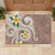 Kanaka Maoli Hawaii Plumeria Rubber Doormat Dancing Tentacles Beige Style LT7