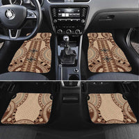 Bula Fiji Vintage Car Mats Brown Masi Motifs