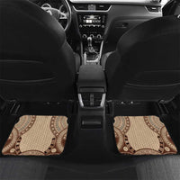 Bula Fiji Vintage Car Mats Brown Masi Motifs