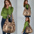 Bula Fiji Vintage Grocery Bag Brown Masi Motifs