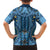 Bula Fiji Vintage Family Matching Summer Maxi Dress and Hawaiian Shirt Prussian Blue Masi Motifs