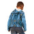 Bula Fiji Vintage Kid Hoodie Prussian Blue Masi Motifs
