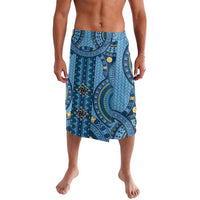 Bula Fiji Vintage Lavalava Prussian Blue Masi Motifs