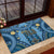 Bula Fiji Vintage Rubber Doormat Prussian Blue Masi Motifs