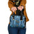 Bula Fiji Vintage Shoulder Handbag Prussian Blue Masi Motifs