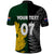 Custom New Zealand Mix South Africa Rugby Polo Shirt Protea Vs. Silver Ferns LT7 - Polynesian Pride