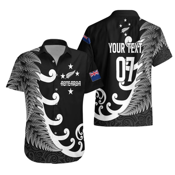 Australia Rugby Mix New Zealands Rugby Hawaiian Shirt Wallabies Versus Silver Fern Sporty Basic LT7 main image 1