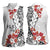 Bula Fiji Day Women Sleeveless Polo Shirt Tagimaucia on Masi Pattern