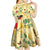 Aloha Hawaii Kid Short Sleeve Dress I'iwi on Mamane Pastel Cream