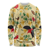 Aloha Hawaii Long Sleeve Shirt I'iwi on Mamane Pastel Cream