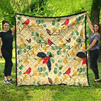 Aloha Hawaii Quilt I'iwi on Mamane Pastel Cream LT7 - Polynesian Pride