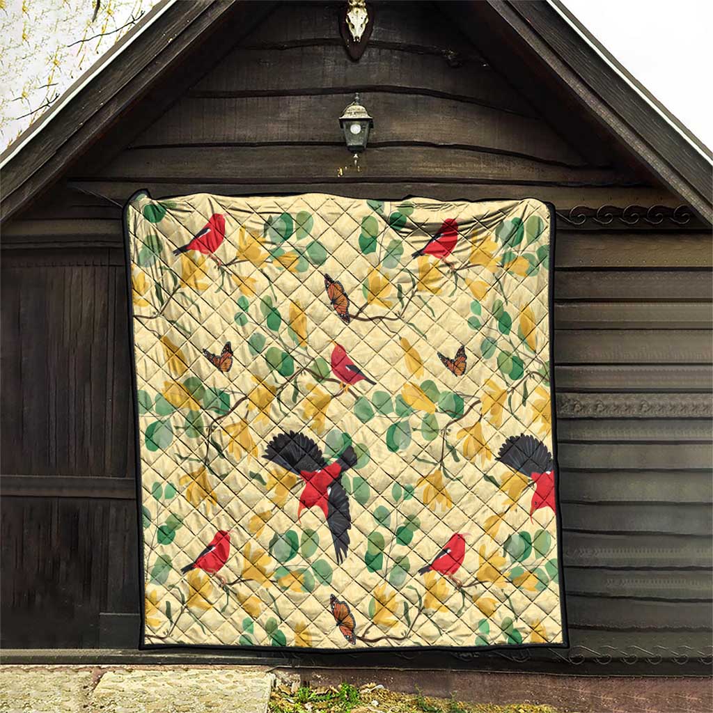 Aloha Hawaii Quilt I'iwi on Mamane Pastel Cream LT7 - Polynesian Pride