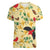 Aloha Hawaii Women V-Neck T-Shirt I'iwi on Mamane Pastel Cream