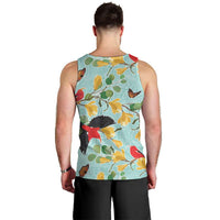 Aloha Hawaii Men Tank Top I'iwi on Mamane Pastel Turquoise LT7 - Polynesian Pride