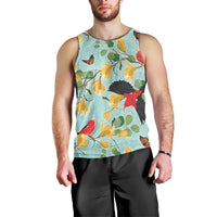 Aloha Hawaii Men Tank Top I'iwi on Mamane Pastel Turquoise LT7 - Polynesian Pride