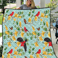 Aloha Hawaii Quilt I'iwi on Mamane Pastel Turquoise LT7 Turquoise - Polynesian Pride