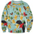 Aloha Hawaii Sweatshirt I'iwi on Mamane Pastel Turquoise