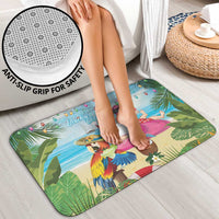 Have Yourself A Beachy Little Christmas Bathroom Set with Santa Chilling - Polynesian Pride