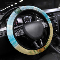 Have Yourself A Beachy Little Christmas Steering Wheel Cover with Santa Chilling - Polynesian Pride