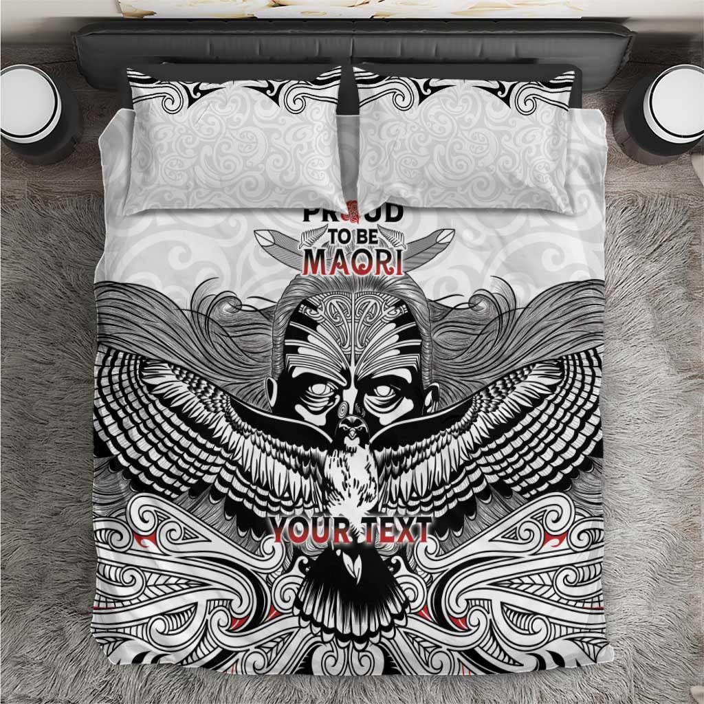 Aotearoa Personalized Bedding Set Proud To Be Maori LT7 White - Polynesian Pride