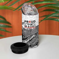 Aotearoa Personalized 4 in 1 Can Cooler Tumbler Proud To Be Maori
