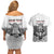 Aotearoa Personalized Couples Matching Off Shoulder Short Dress and Hawaiian Shirt Proud To Be Maori