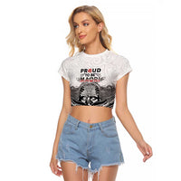 Aotearoa Personalized Raglan Cropped T Shirt Proud To Be Maori