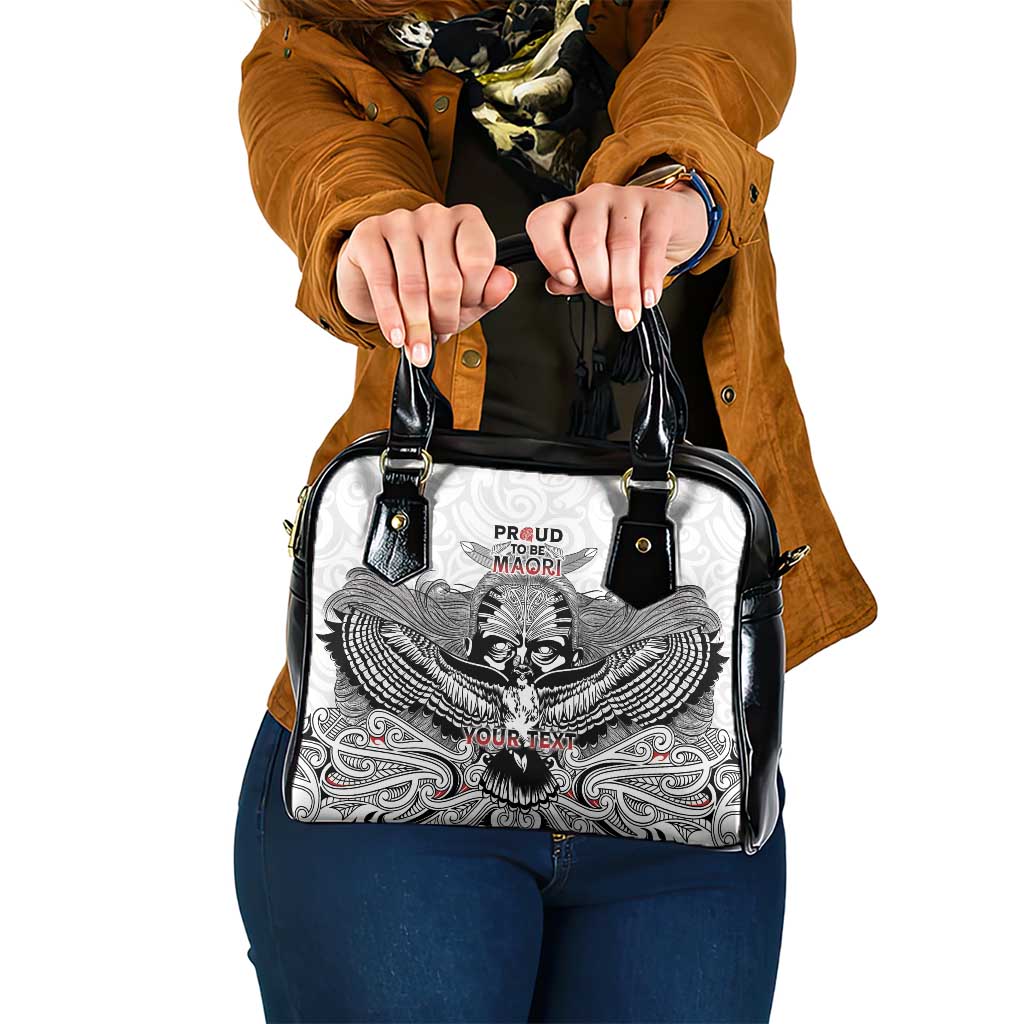 Aotearoa Personalized Shoulder Handbag Proud To Be Maori LT7 One Size White - Polynesian Pride
