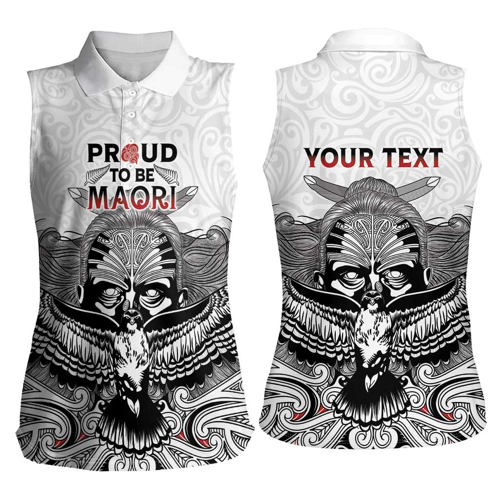 Aotearoa Personalized Women Sleeveless Polo Shirt Proud To Be Maori