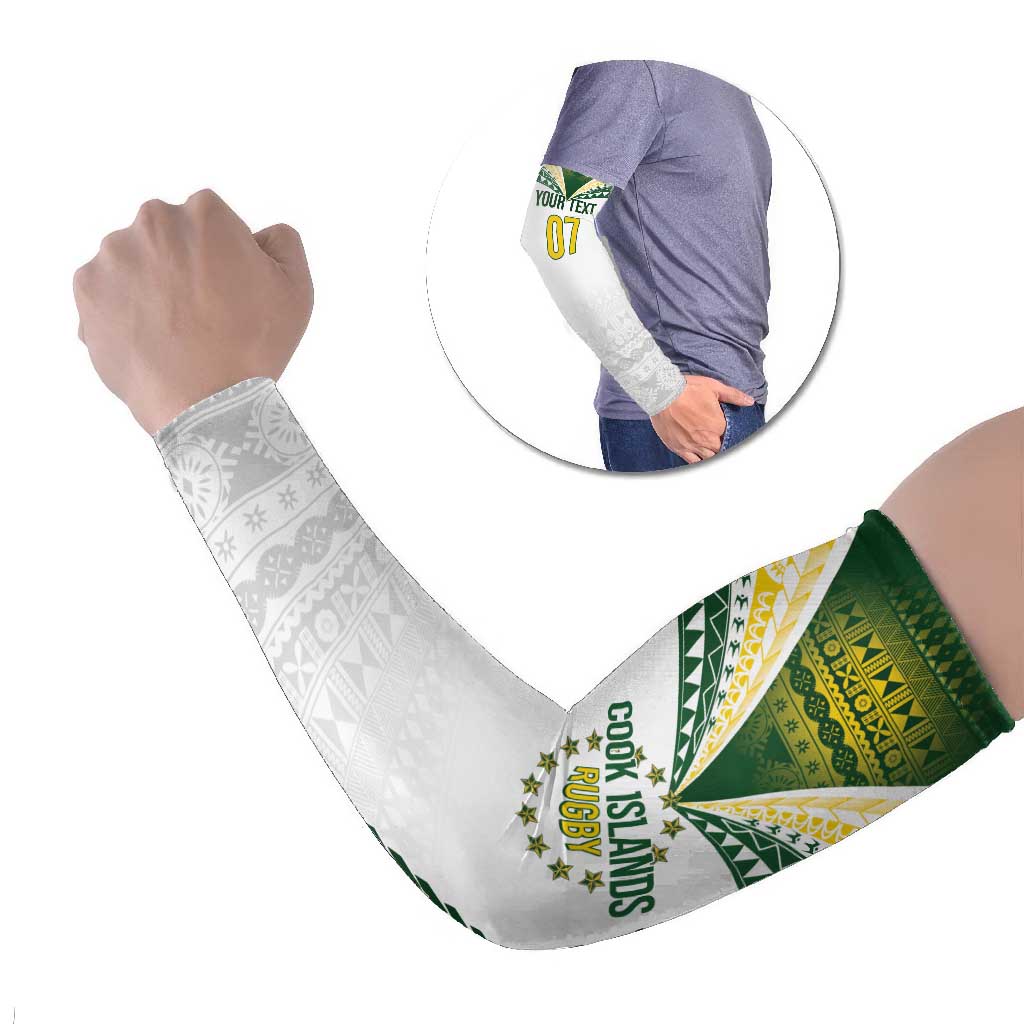 Cook Islands Rugby Custom Arm Sleeves Kuki's Aitu Champions - Polynesian Pride