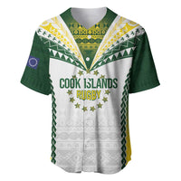 Cook Islands Rugby Custom Baseball Jersey Kuki's Aitu Champions - Polynesian Pride