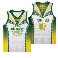 Cook Islands Rugby Custom Basketball Jersey Kuki's Aitu Champions - Polynesian Pride