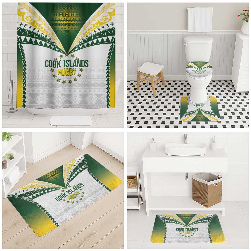 Cook Islands Rugby Bathroom Set Kuki's Aitu Champions - Polynesian Pride
