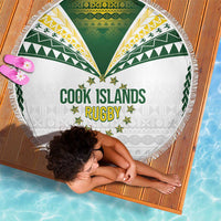 Cook Islands Rugby Beach Blanket Kuki's Aitu Champions - Polynesian Pride