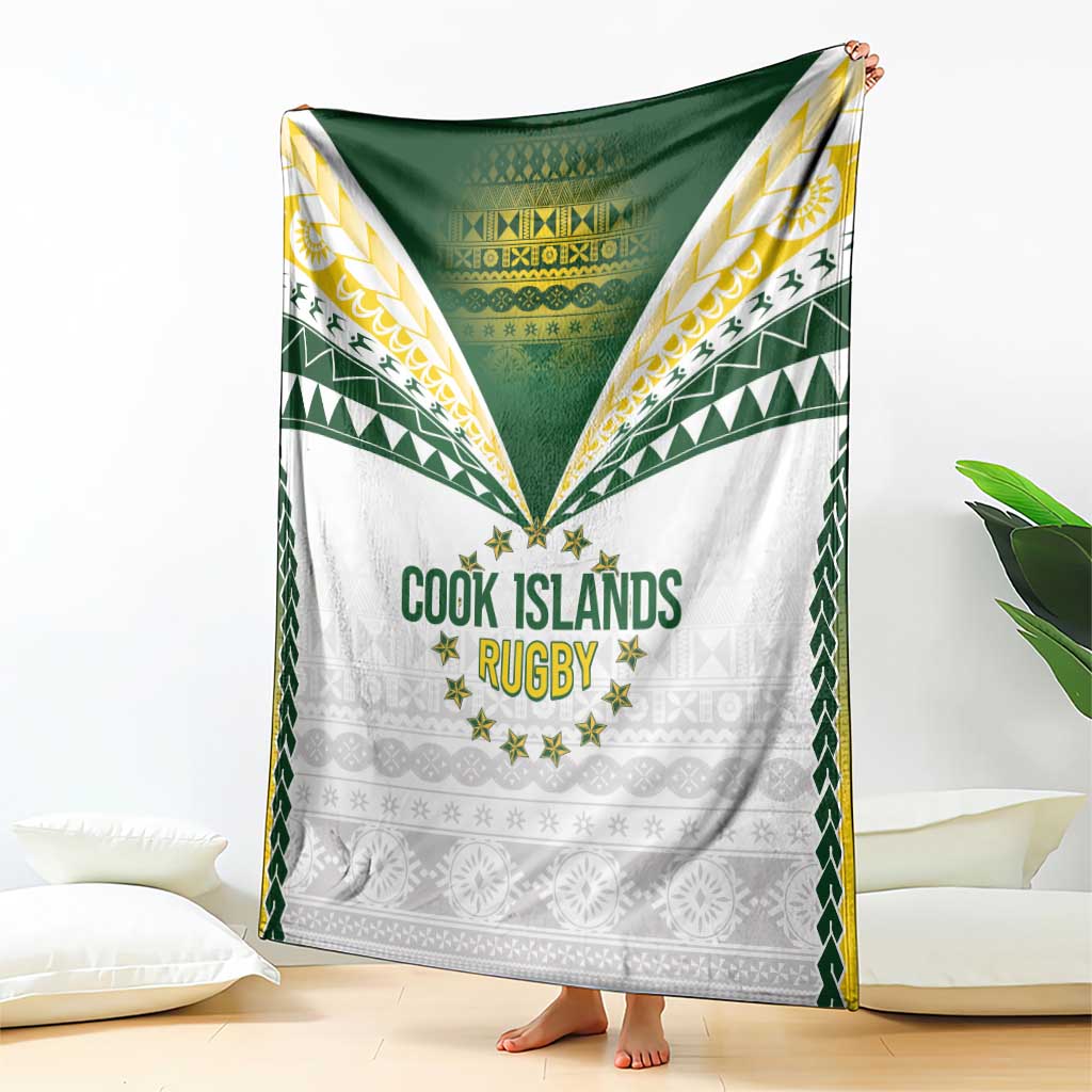 Cook Islands Rugby Blanket Kuki's Aitu Champions - Polynesian Pride