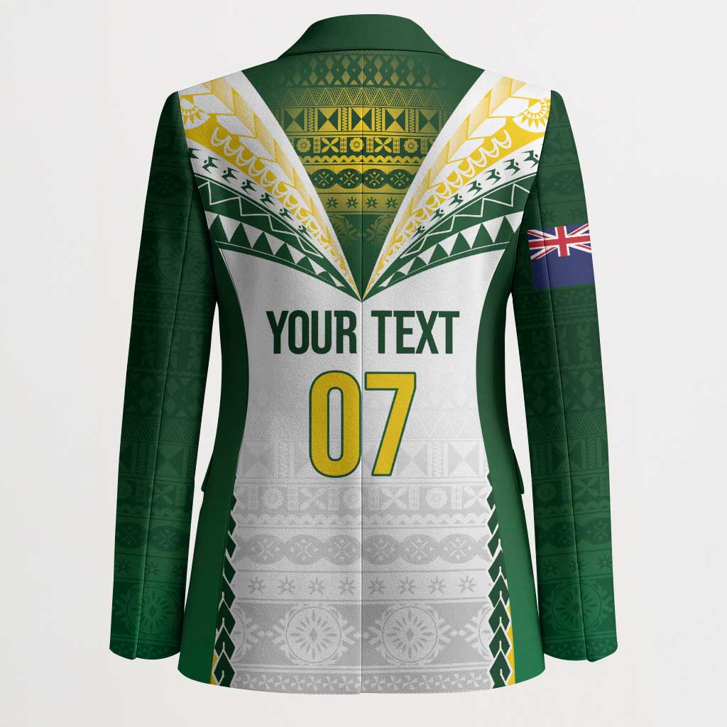 Cook Islands Rugby Custom Blazer Kuki's Aitu Champions - Polynesian Pride