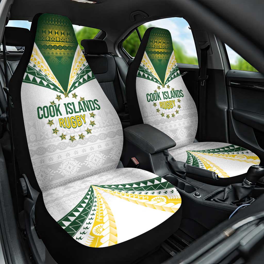 Cook Islands Rugby Car Seat Cover Kuki's Aitu Champions - Polynesian Pride