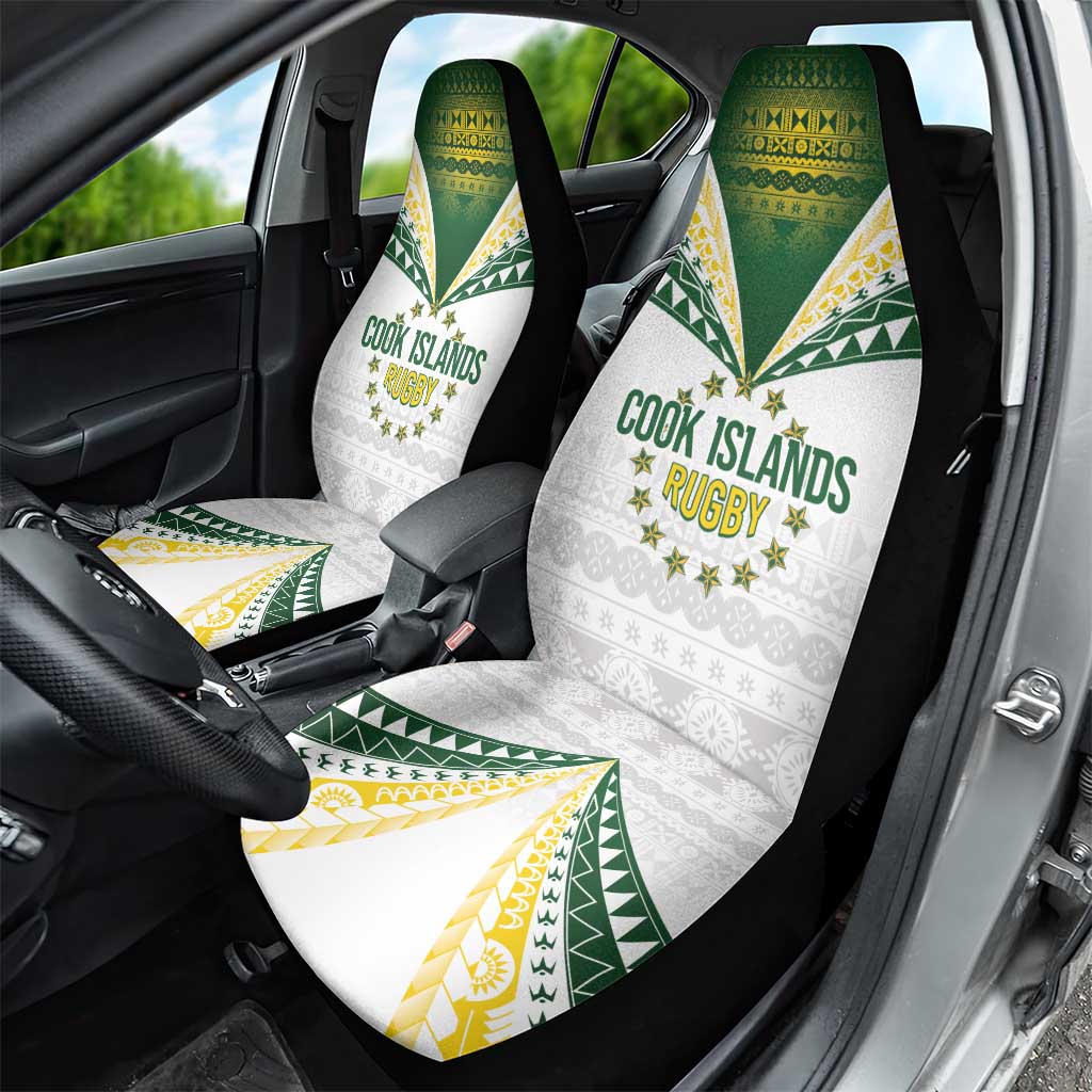 Cook Islands Rugby Car Seat Cover Kuki's Aitu Champions - Polynesian Pride