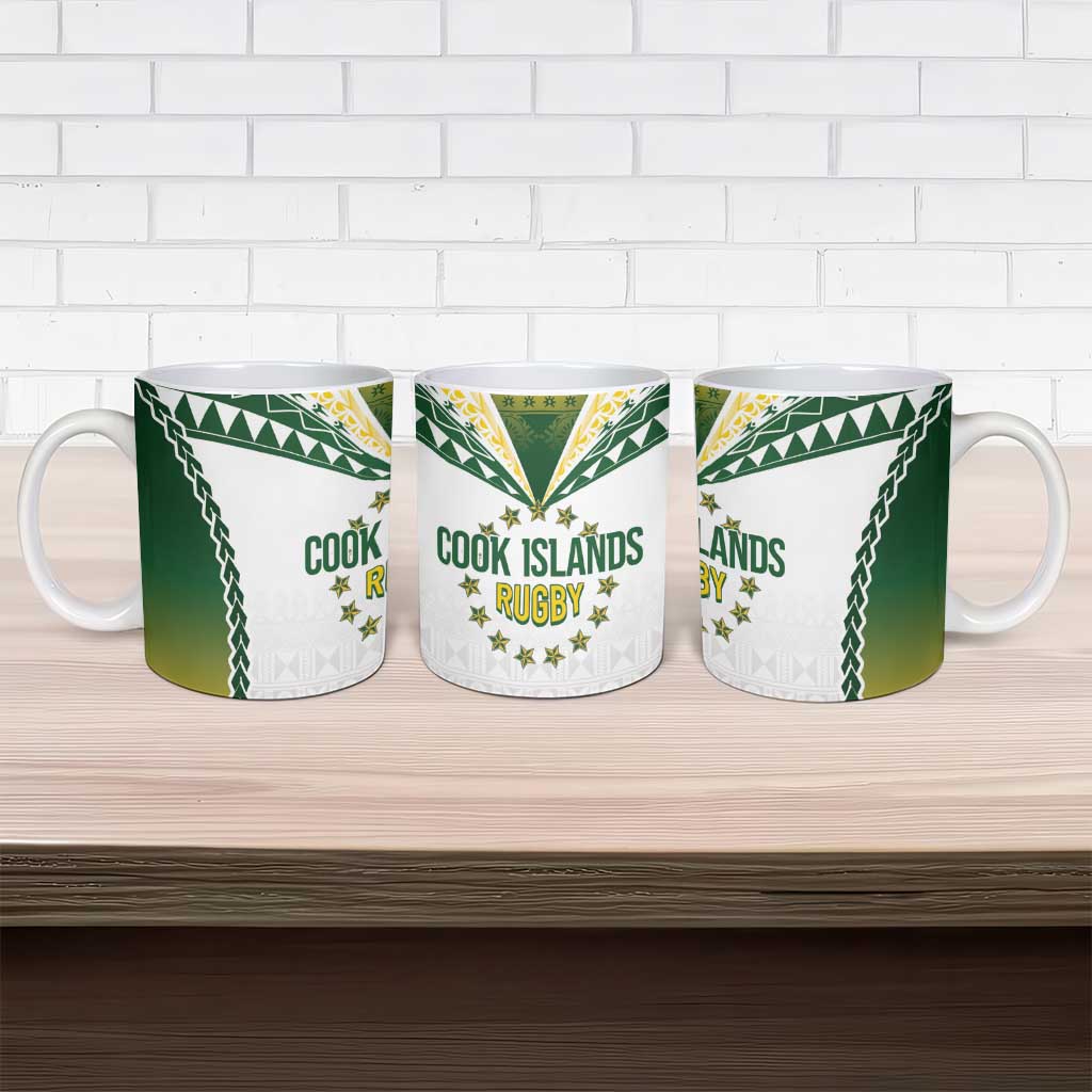 Cook Islands Rugby Ceramic Mug Kuki's Aitu Champions - Polynesian Pride