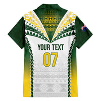 Cook Islands Rugby Custom Family Matching Summer Maxi Dress and Hawaiian Shirt Kuki's Aitu Champions - Polynesian Pride